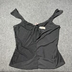 VTG Y2K Victoria's Secret NWT Sheer Scoop Neck Babydoll Cami Top Size M Grunge